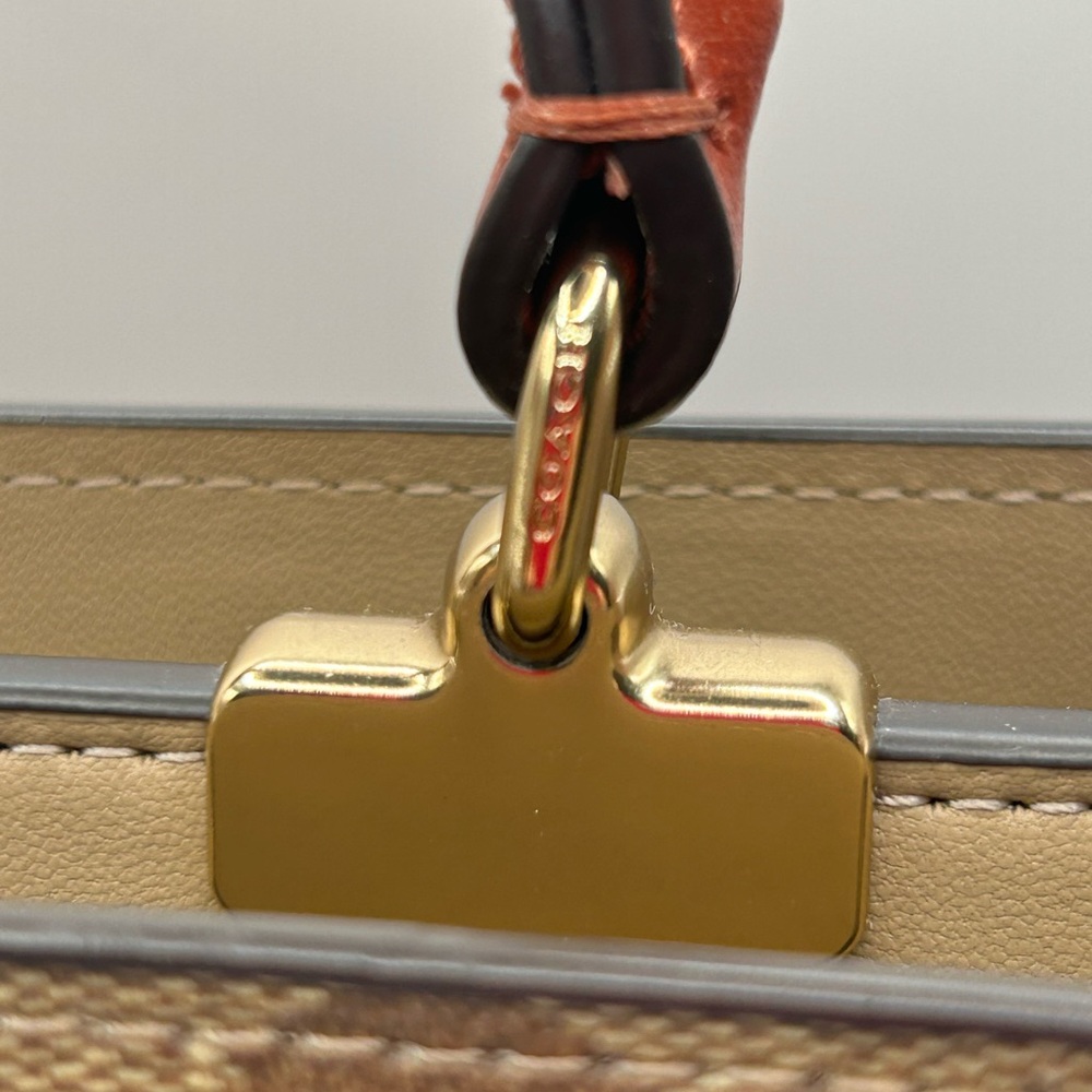 Coach Carryall Color Block Satchel - Picture 10 of 15